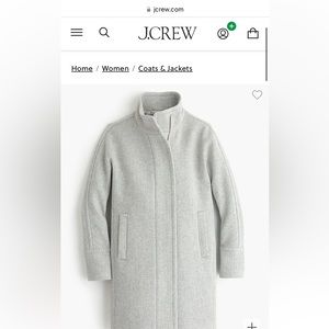 J crew stadium cloth coat. Excellent condition.